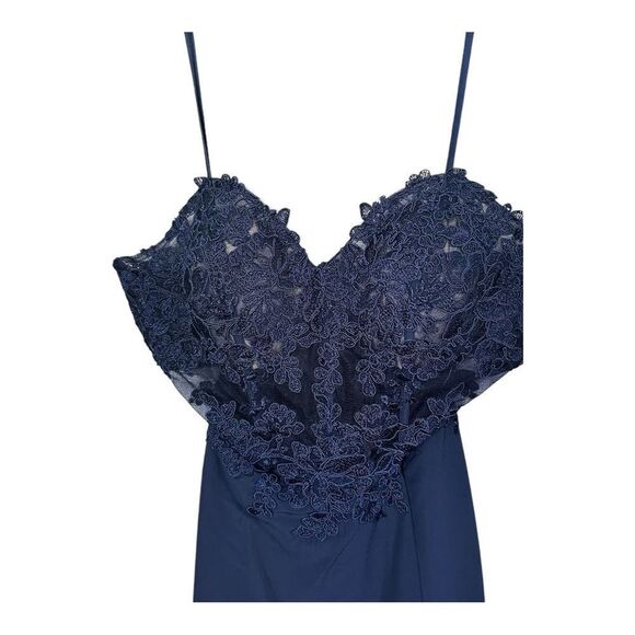 NWT Promgirl Sheer-Bodice Long  Sweetheart Prom Dress size 6 - Picture 7 of 13